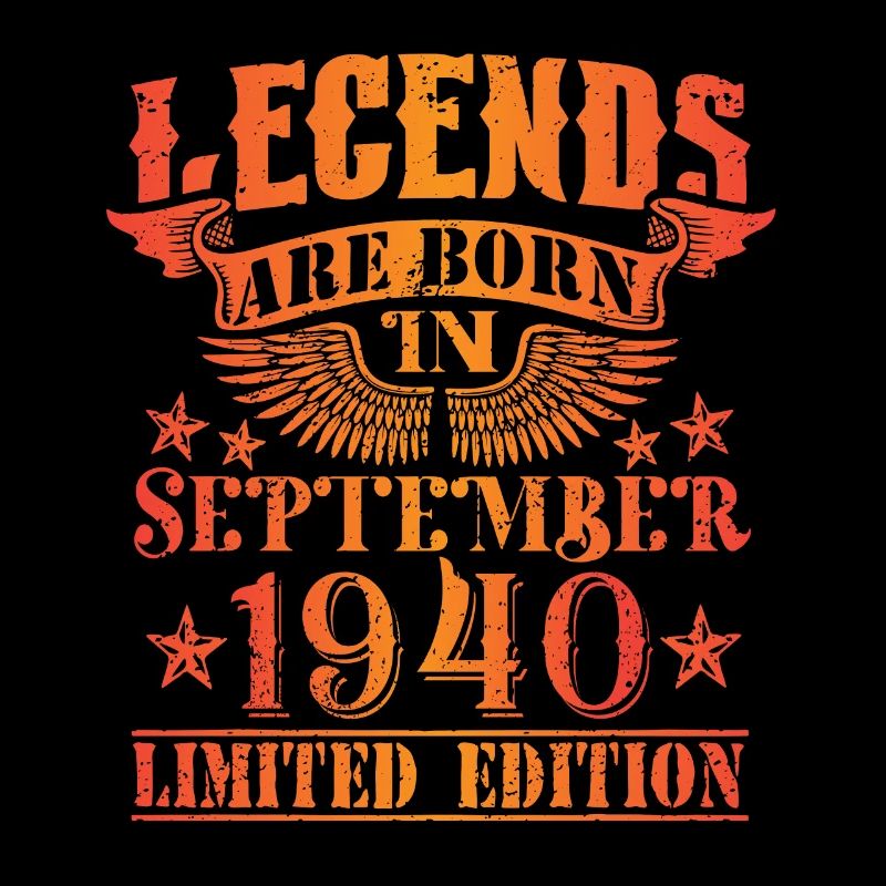 Geburtstag September 1940 Limited Edition Vintage