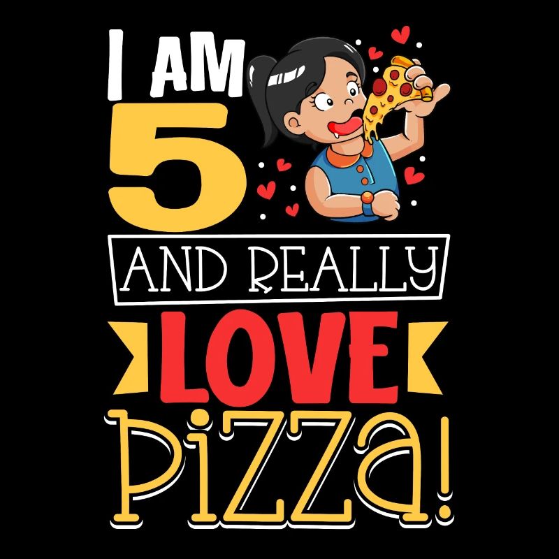 Ich bin 5 - Mädchen Pizza