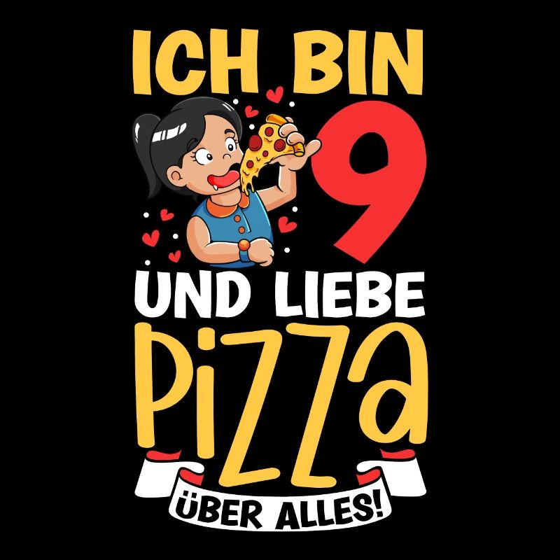 Ich bin 9 - Mädchen Pizza