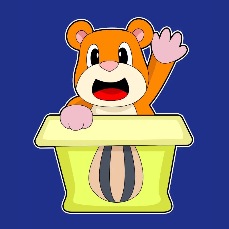 Boîte de graines de hamster