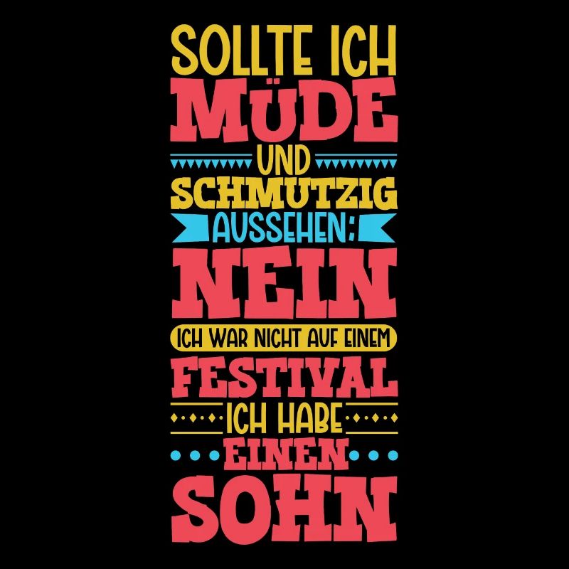 Müde und schmutzig - Sohn