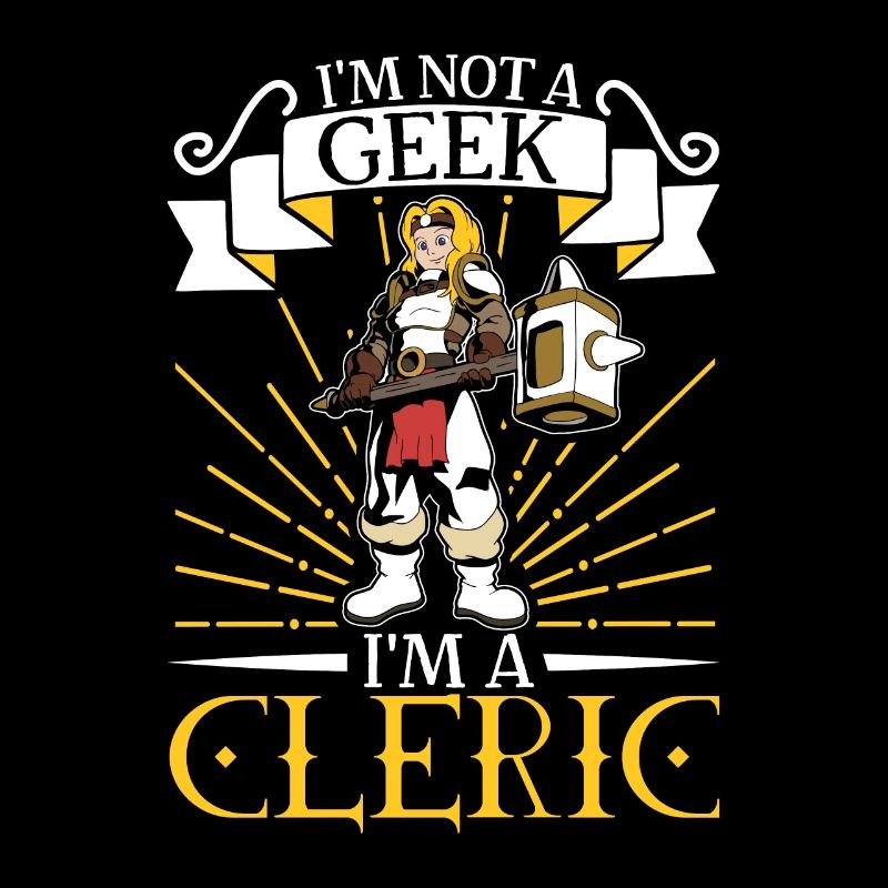 Not a geek - D20 role-playing game character - cleric