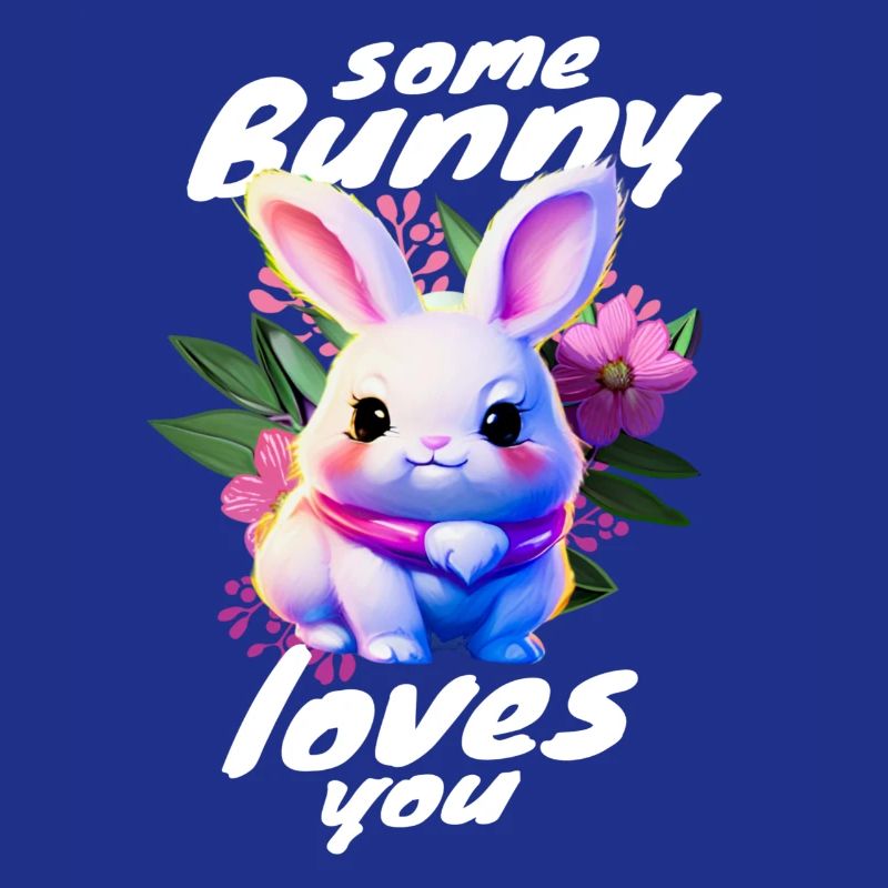 Le lapin de Pâques doux vous apporte de l’amour
