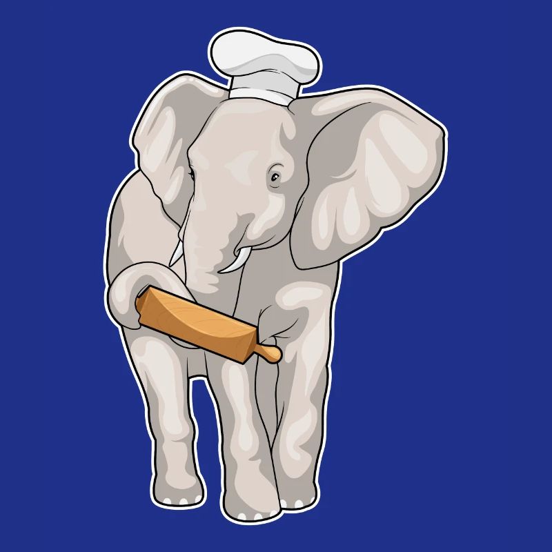Elephant Baker Rolling Pin Baking