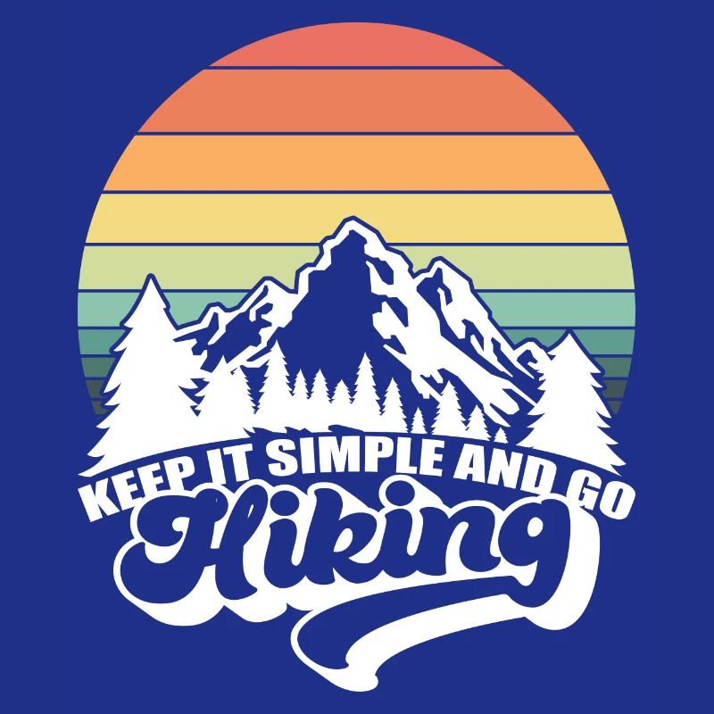 Keep It Simple And Go Hiking, Mountains Nature