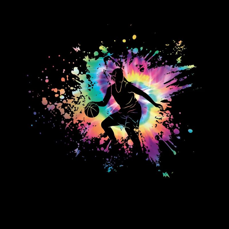 Tie dye Basketball Mädchen