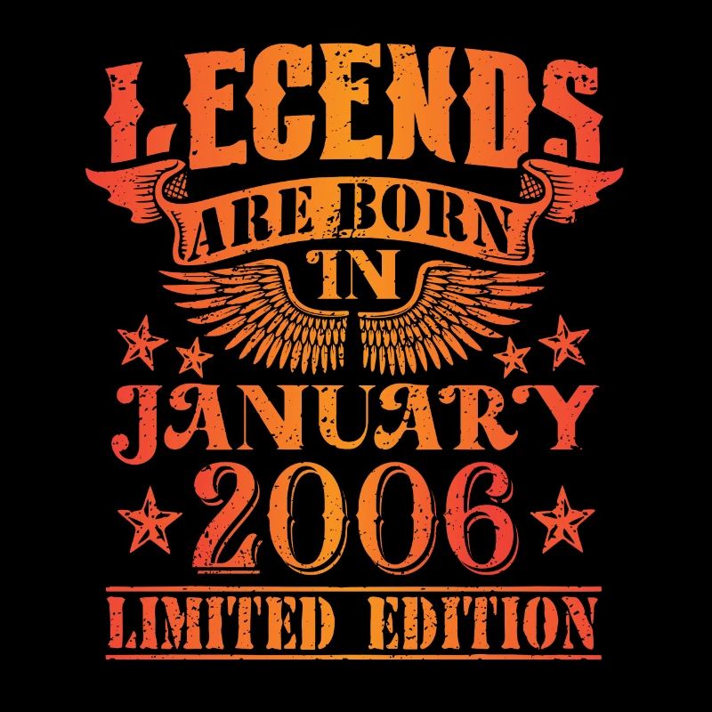 Geburtstag Januar 2006 Limited Edition Vintage