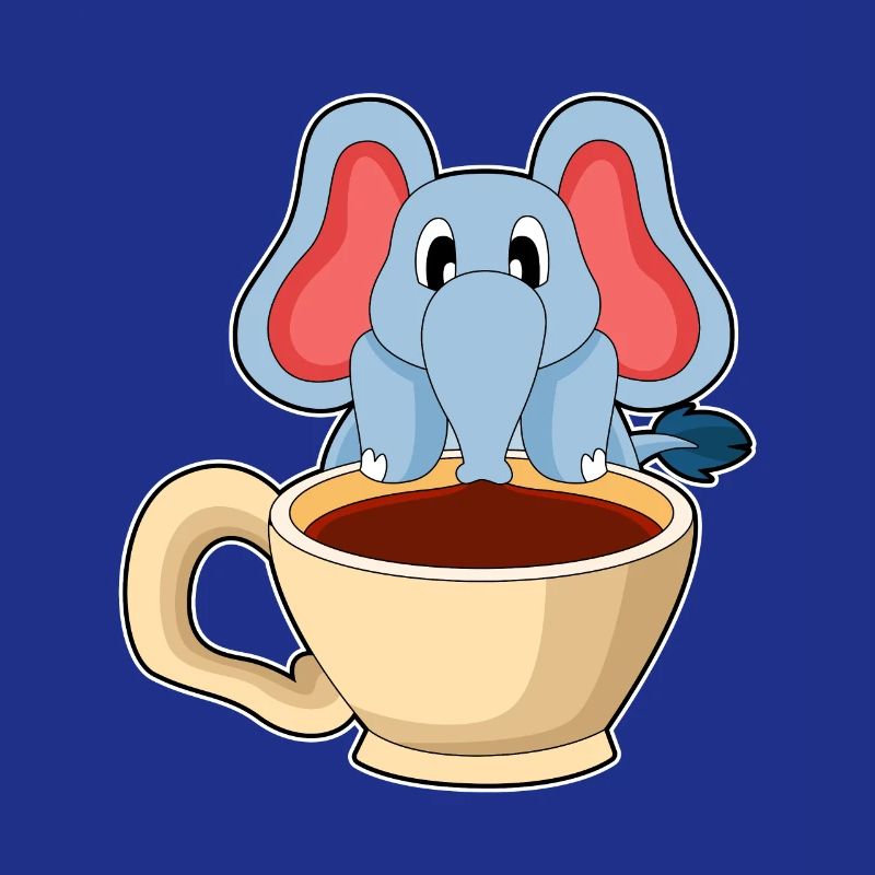 Elefant Kaffee