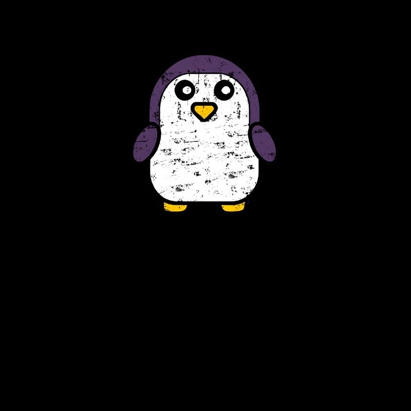 mignon pingouin kawaii - design d’animal mignon pour K