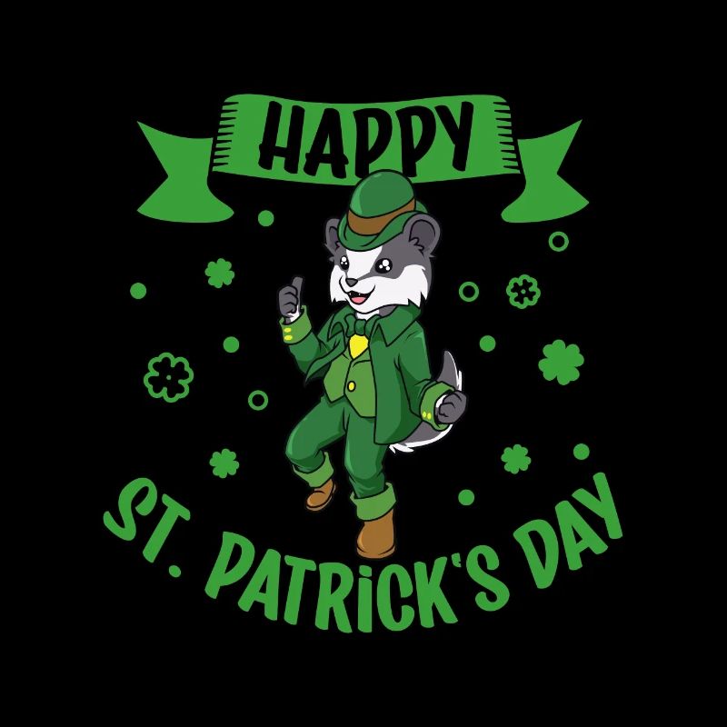St Patricks Dachs - Happy St Patricks Day