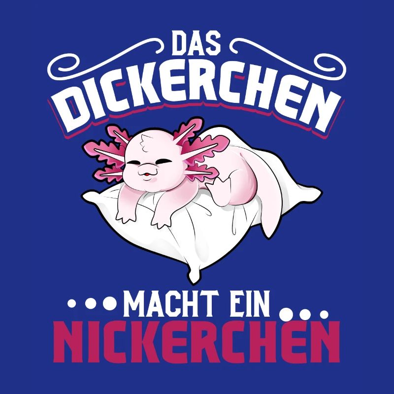 Axolotl - Das Dickerchen macht ein Nickerchen
