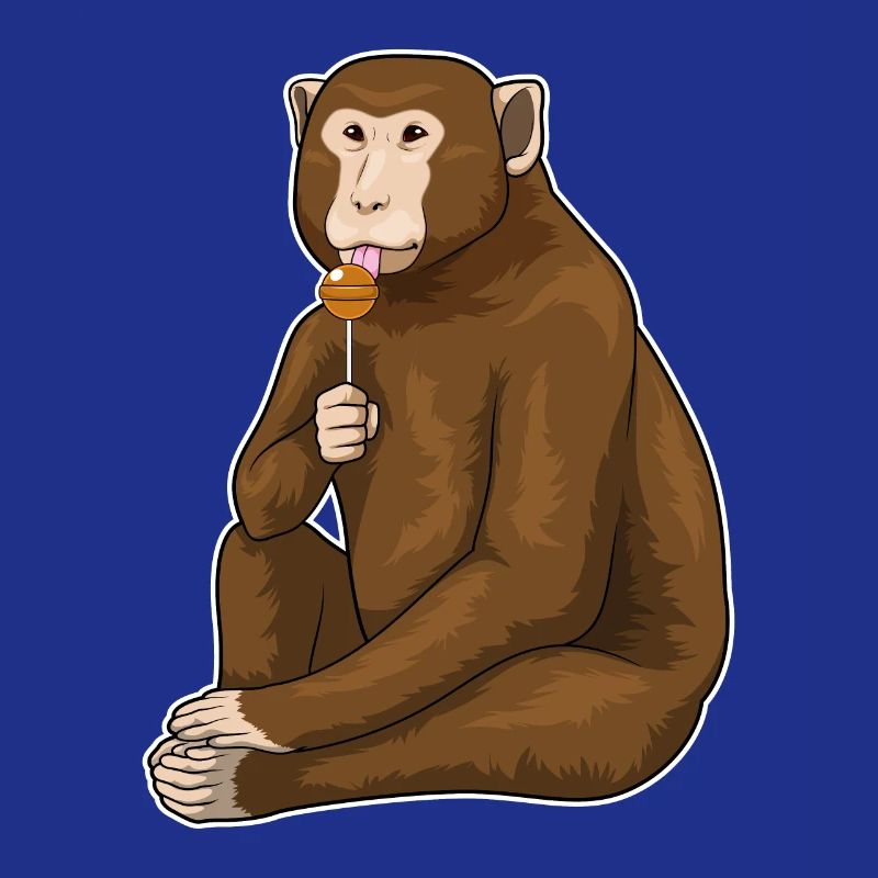 Monkey lollipop candy