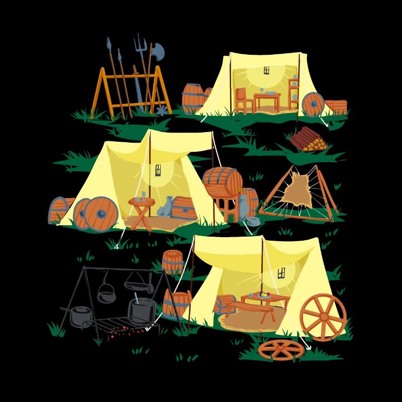 Camp médiéval - Camping médiéval