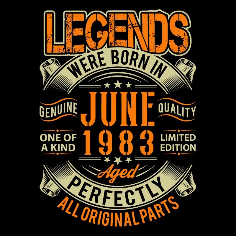 1983 Juni Geburtstag Legende