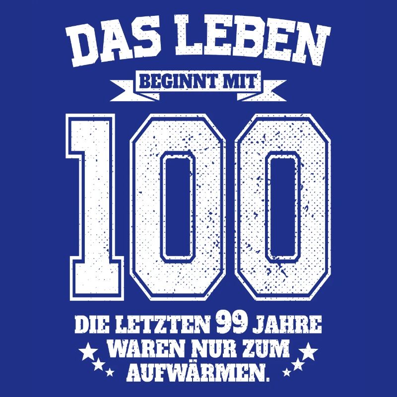 100. Geburtstag Geschenk Das Leben Beginnt Mit 100
