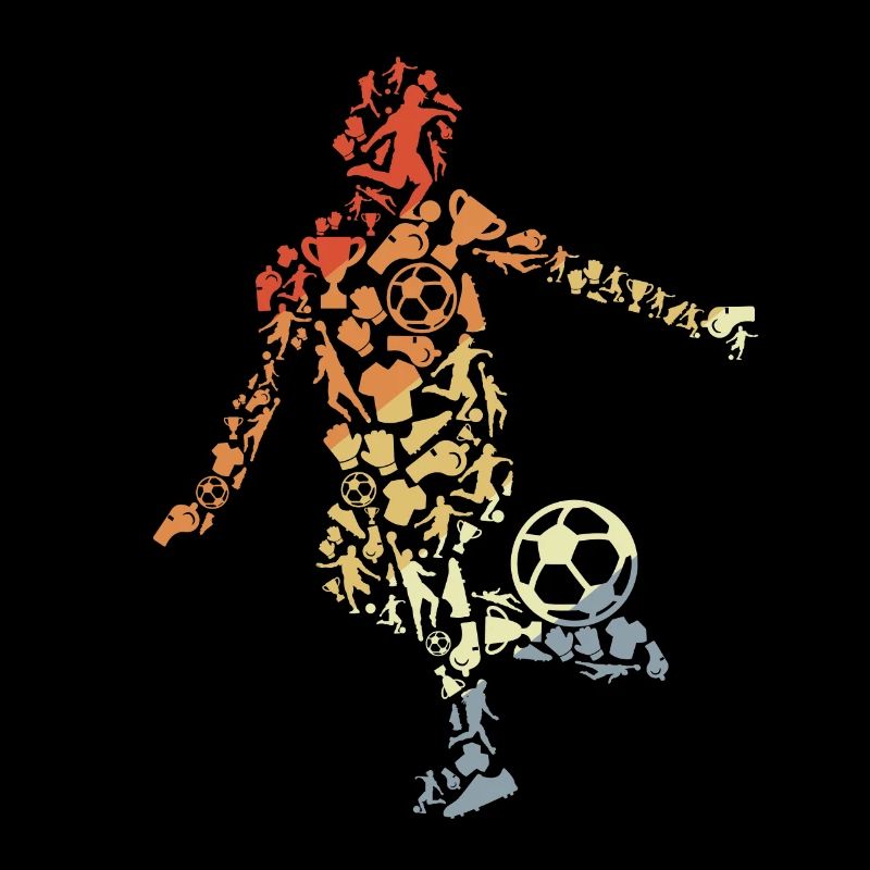Soccer player sketch