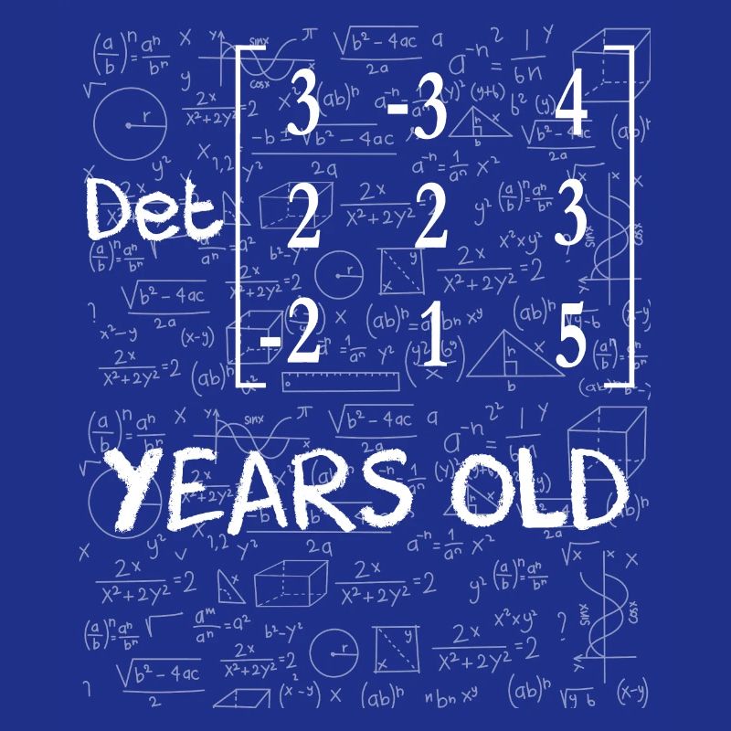 93e anniversaire 93 ans déterminant de matrice