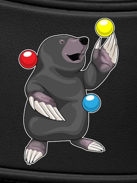 Mole Juggler Juggling