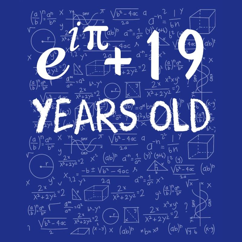 18e anniversaire 18 ans Euler Identité cadeau math