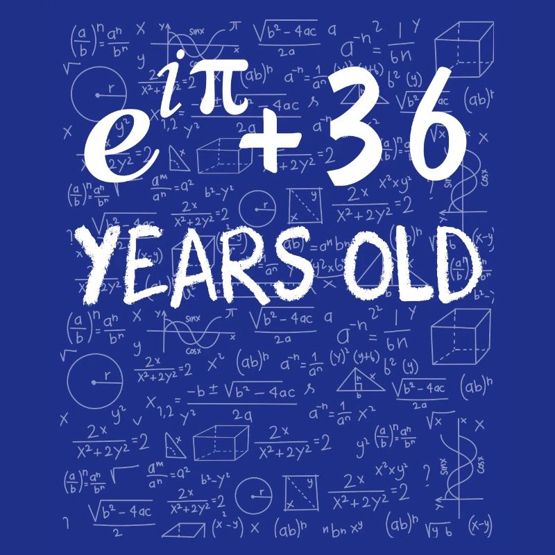 35e anniversaire 35 ans Euler Identité cadeau math