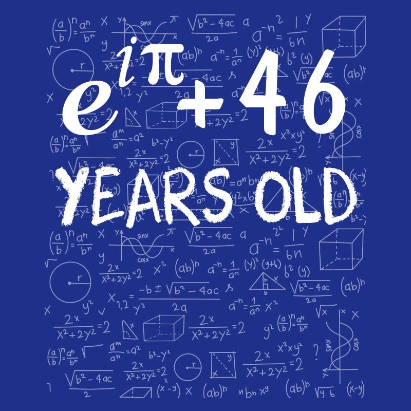 45e anniversaire 45 ans Euler Identité cadeau math