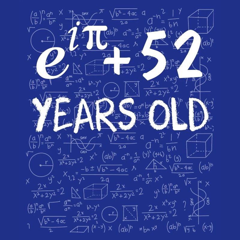 51e anniversaire 51 ans Euler Identité cadeau math