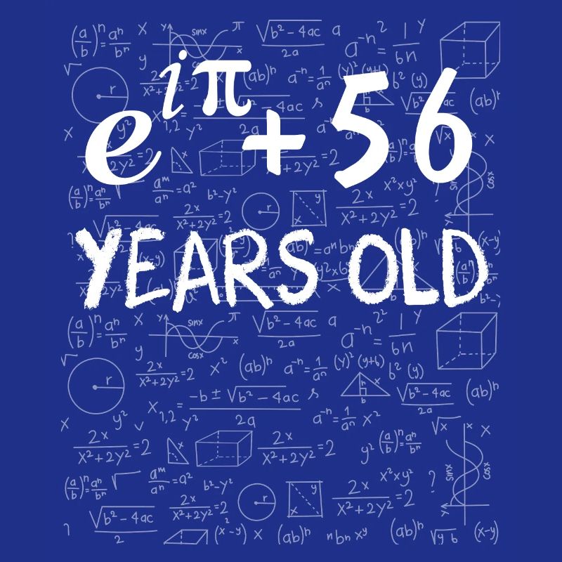 55e anniversaire 55 ans Euler Identité cadeau math