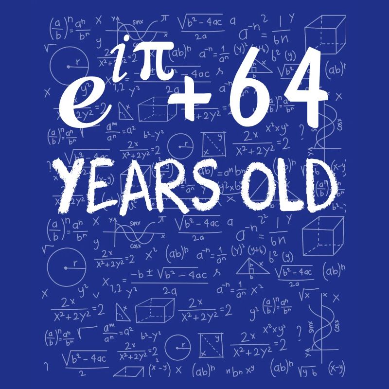 63rd Birthday 63 Years Euler Identity Math Gift