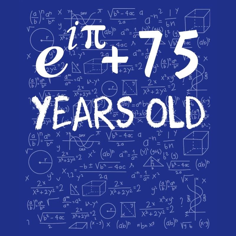 74th Birthday 74 Years Euler Identity Math Gift