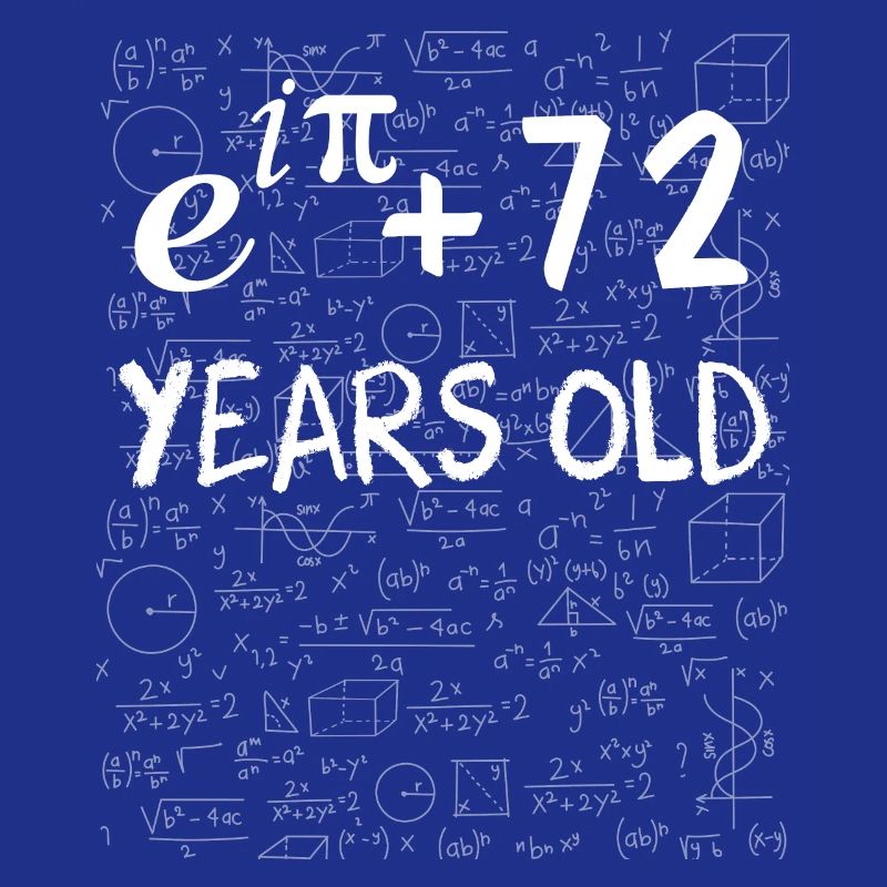 71st Birthday 71 Years Euler Identity Math Gift