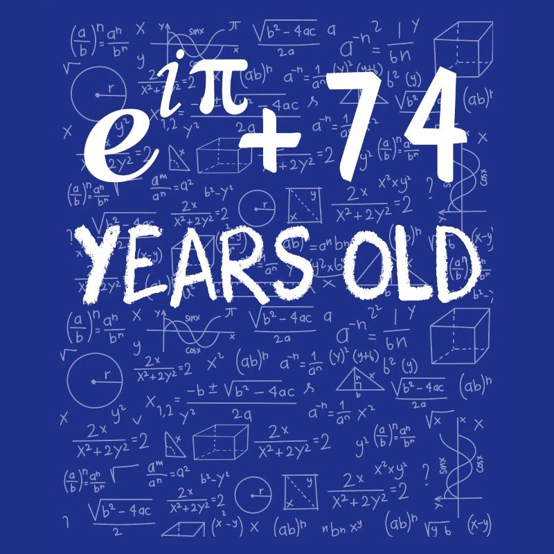 73rd Birthday 73 Years Euler Identity Math Gift