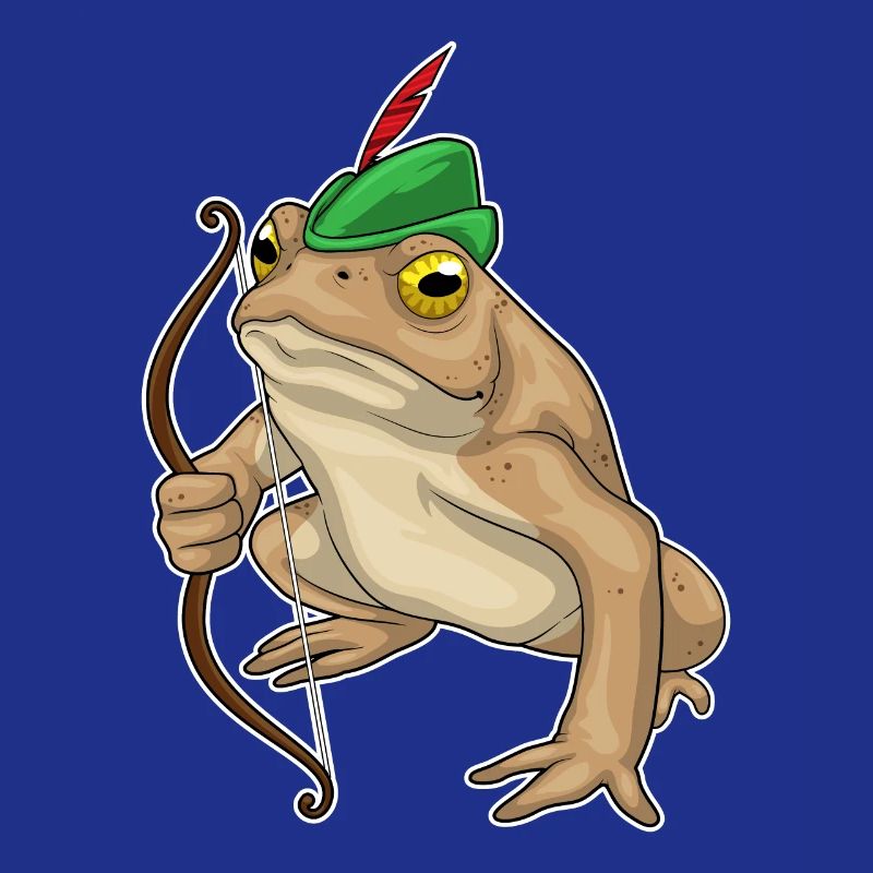 Frosch Bogenschütze Bogen