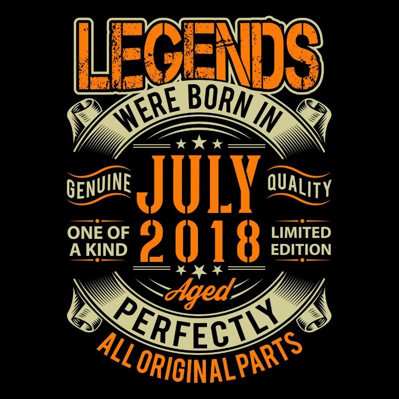 2018 Juli Geburtstag Legende