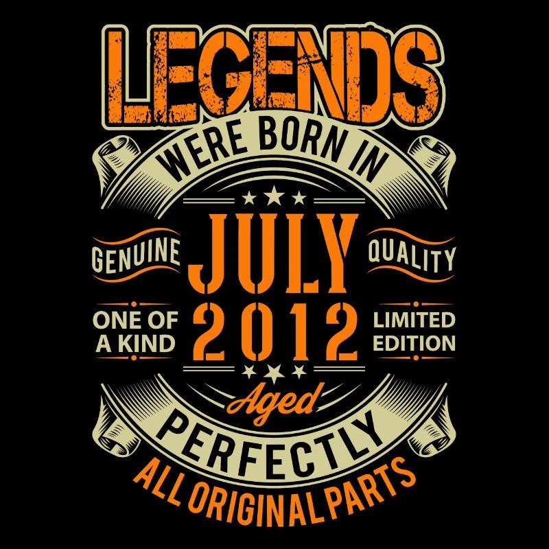 2012 Juli Geburtstag Legende