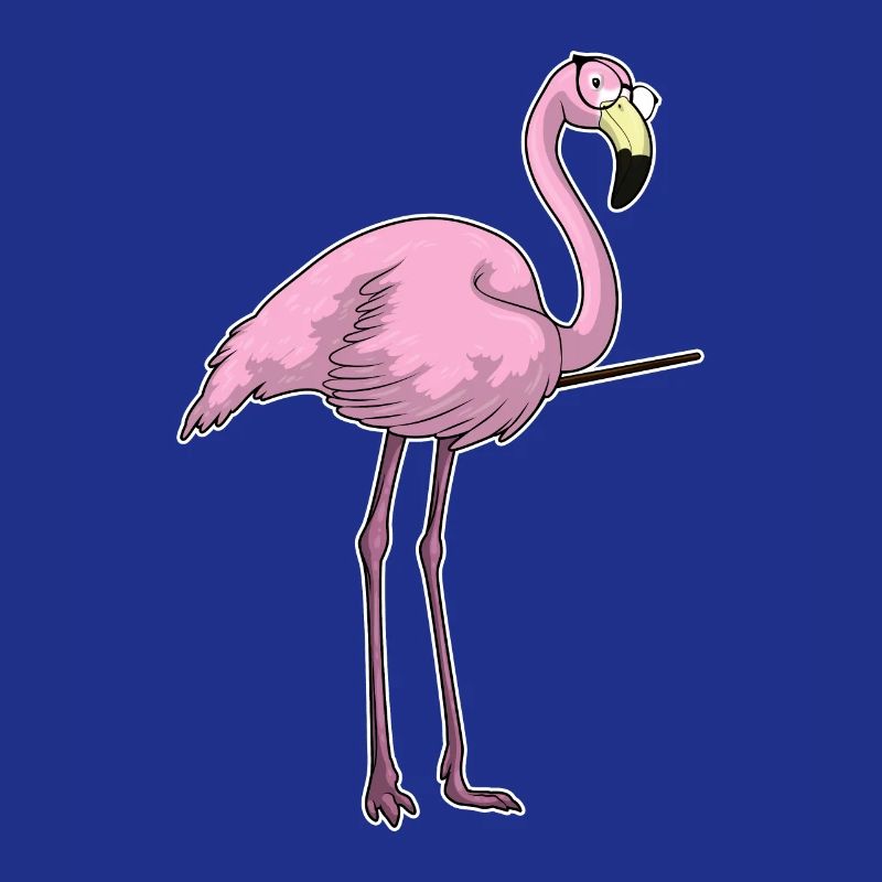 Flamingo Enseignant Pointage Bâton École