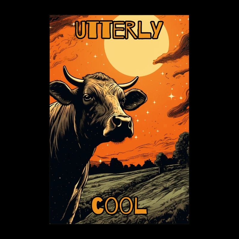 Absolutely cool cow