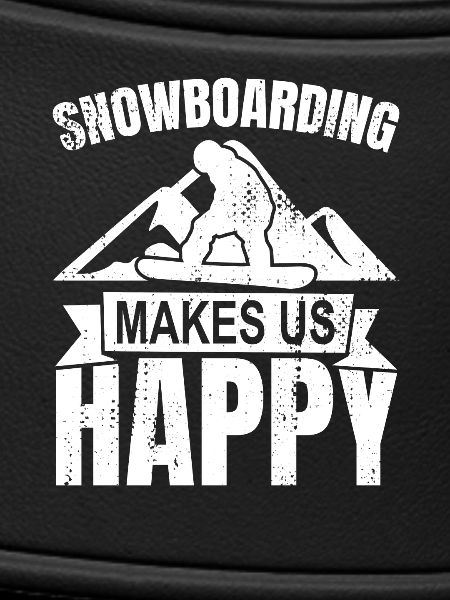 Snowboard slogan