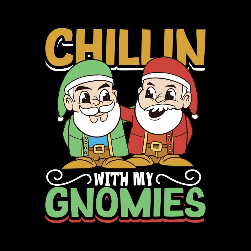 Chilling avec mes gnomies - nain de jardin