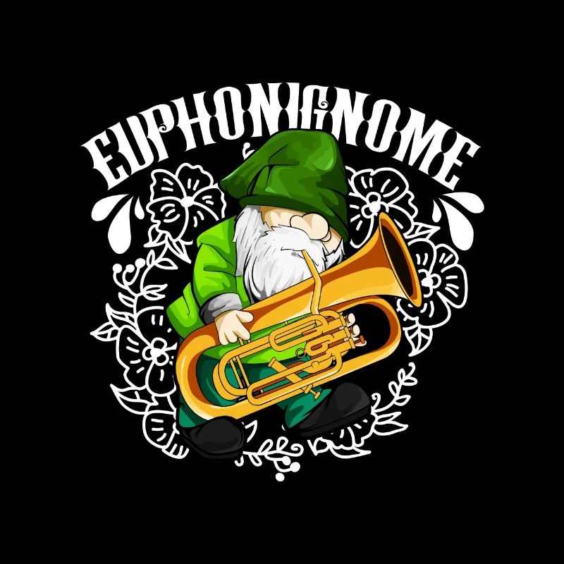 Euphonignomas - garden gnome with euphonium