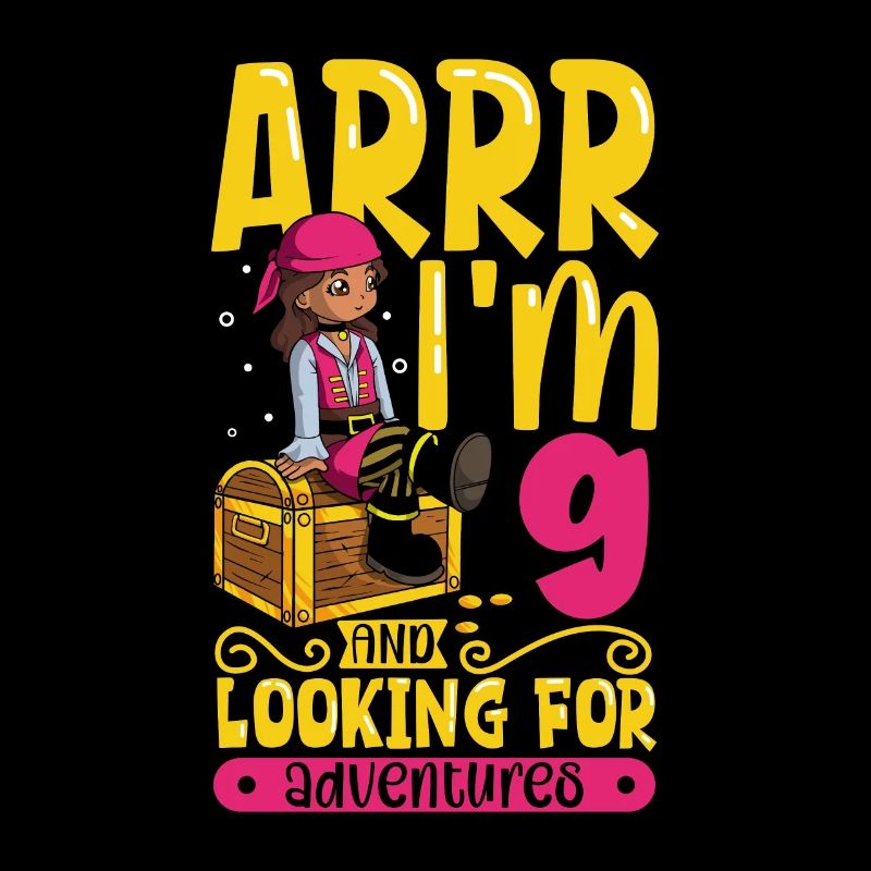 Ich bin 9 - Mädchen Pirat