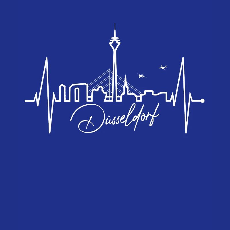 Dusseldorf Skyline Heartbeat Dear Dusseldorf