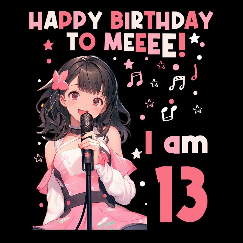 Anime Mandga K-Pop KPop Mädchen 13. Geburtstag