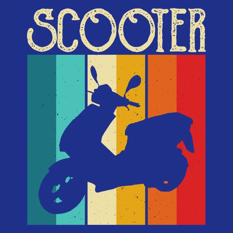 Roller Rollerfahrer Motorroller