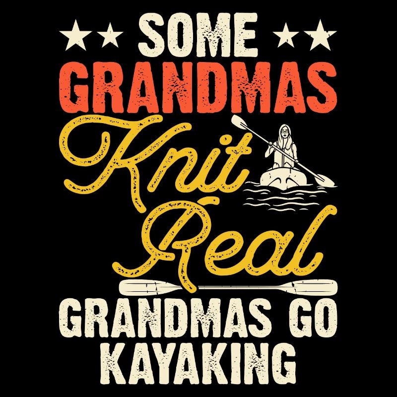 Kayak Kayaker Kayaker Granny