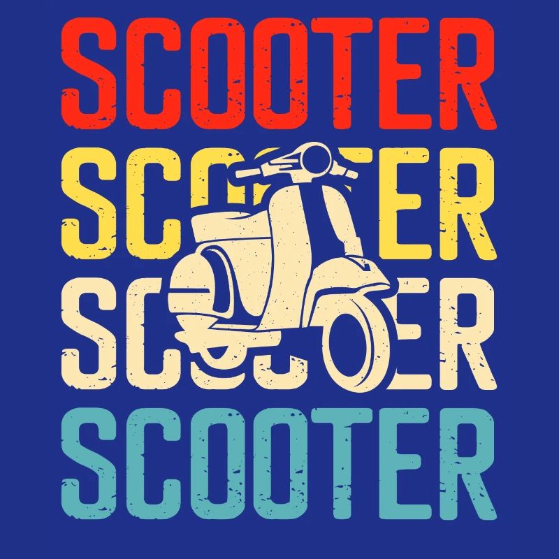 Roller Rollerfahrer Motorroller