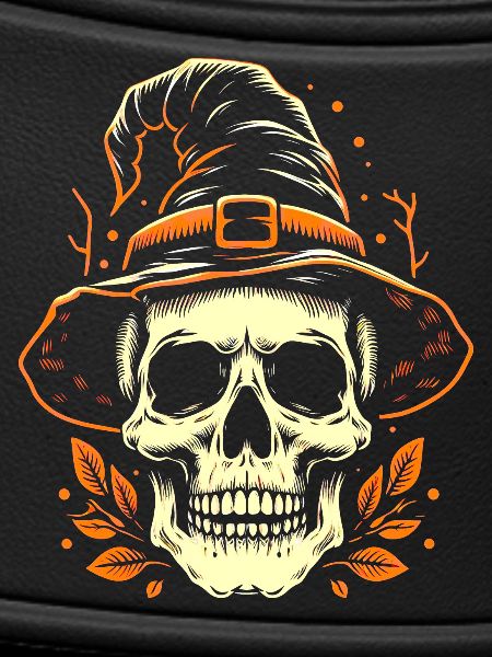 Skull in a hat