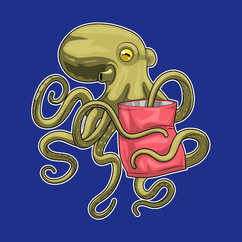 Octopus Chip Bag