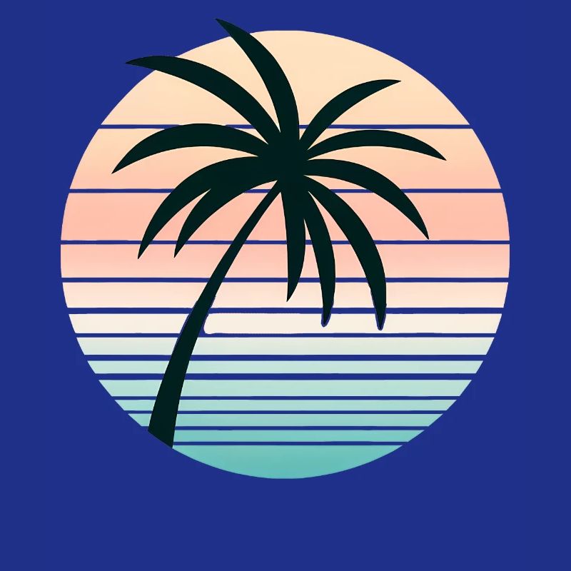 Synthwave Palme