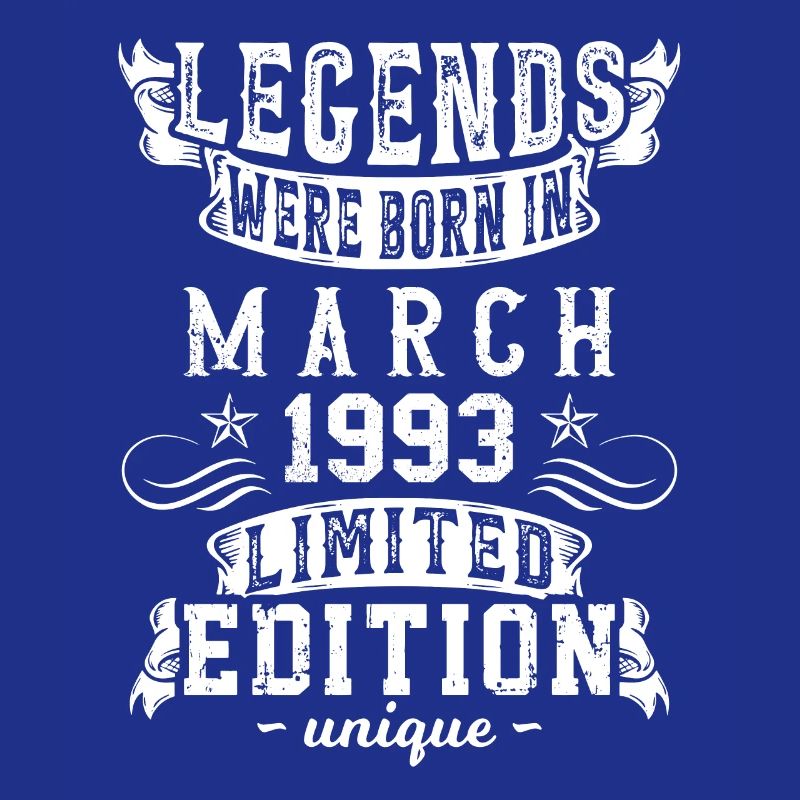 Date de naissance Mars 1993 Année Édition limitée