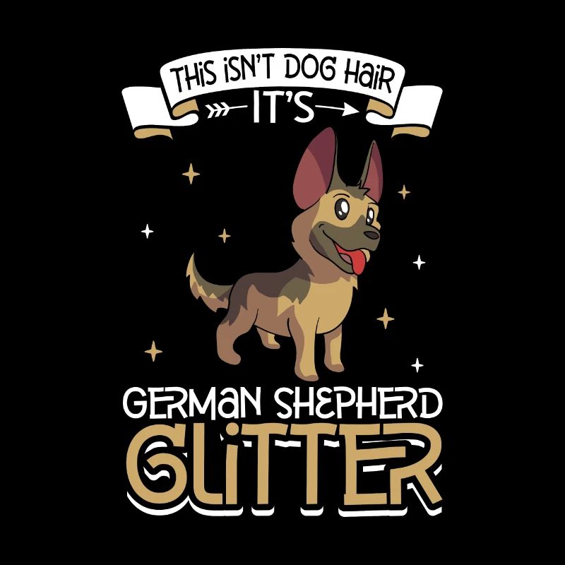 German Shepherd Glitzer